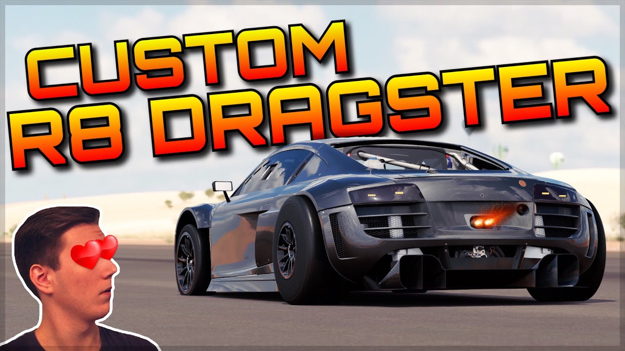 ONE-OFF R8 Dragster | Forza Horizon 3 Dev Mods | Custom bodyparts & 9000HP