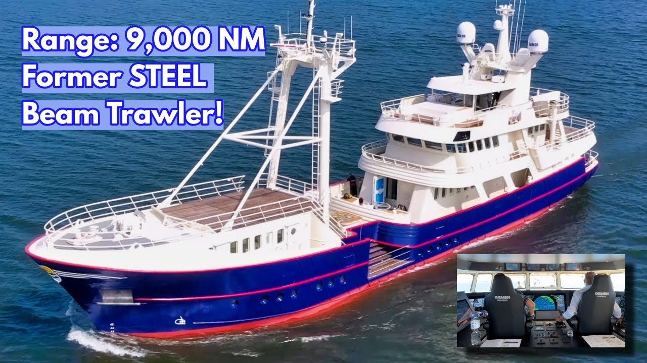 THIS Is The Only TRAWLER SuperYacht Of Its Kind! | M/Y 'Scintilla Maris'