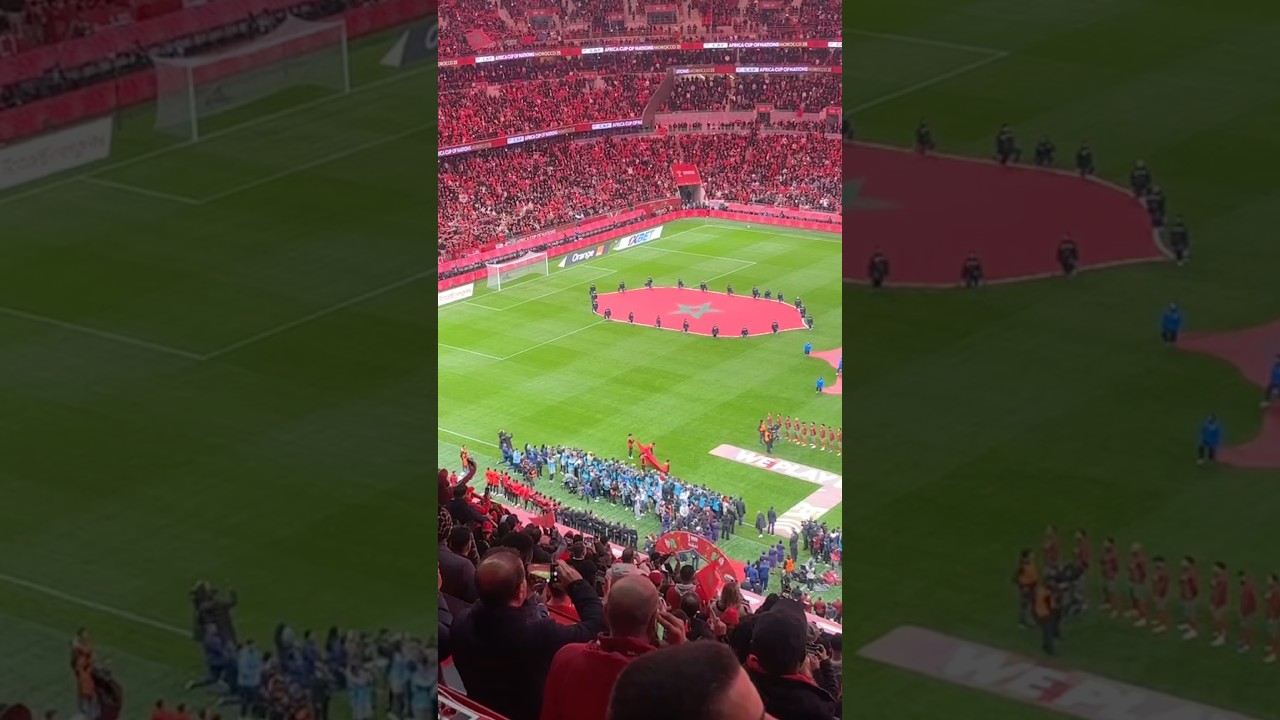 CAN 2025 : Morocco 🇲🇦 national anthem #can2025 #afcon #football #fifa #worldcup #morocco #hakimi