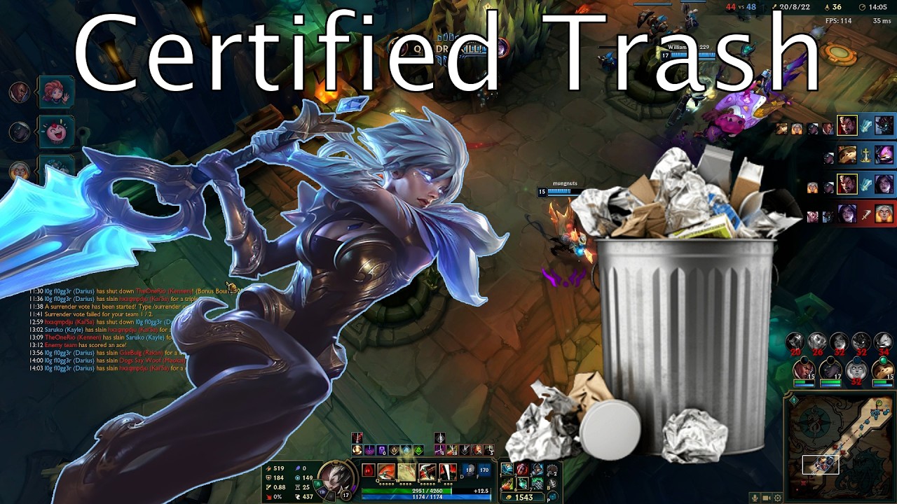 [League of Legends] - Too Washed for Summoner's Rift