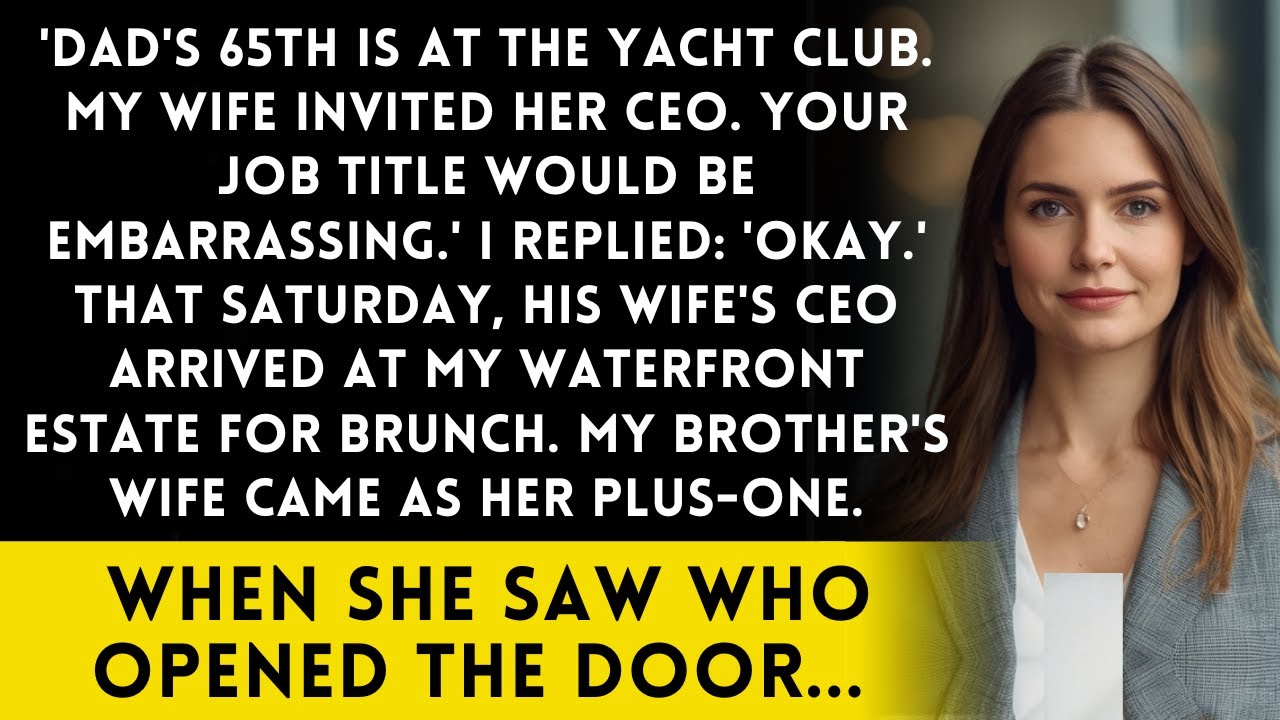 Brother Texted 'Skip Dad's Birthday - Your Job Would Ruin The Photos' - Then His Wife Met Me