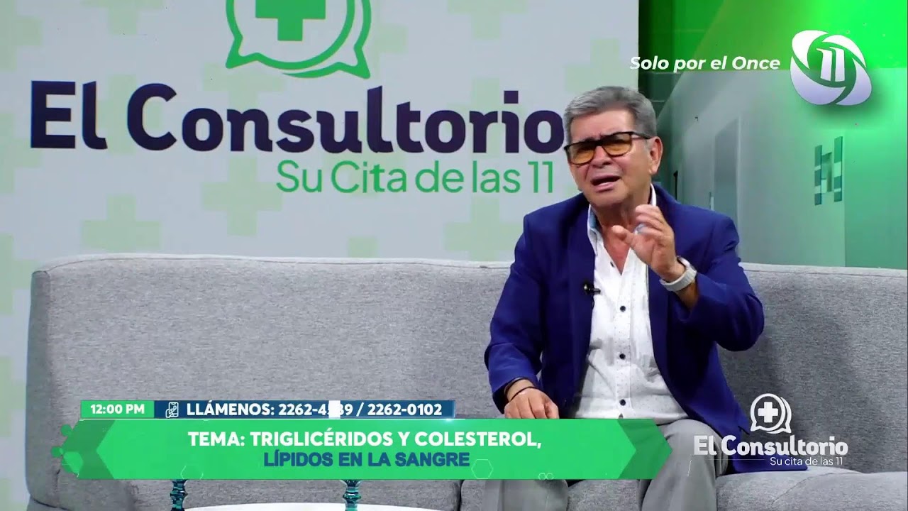 ¡En vivo! El Consultorio del 11: Lípidos en la sangre. Haz tu consulta aquí