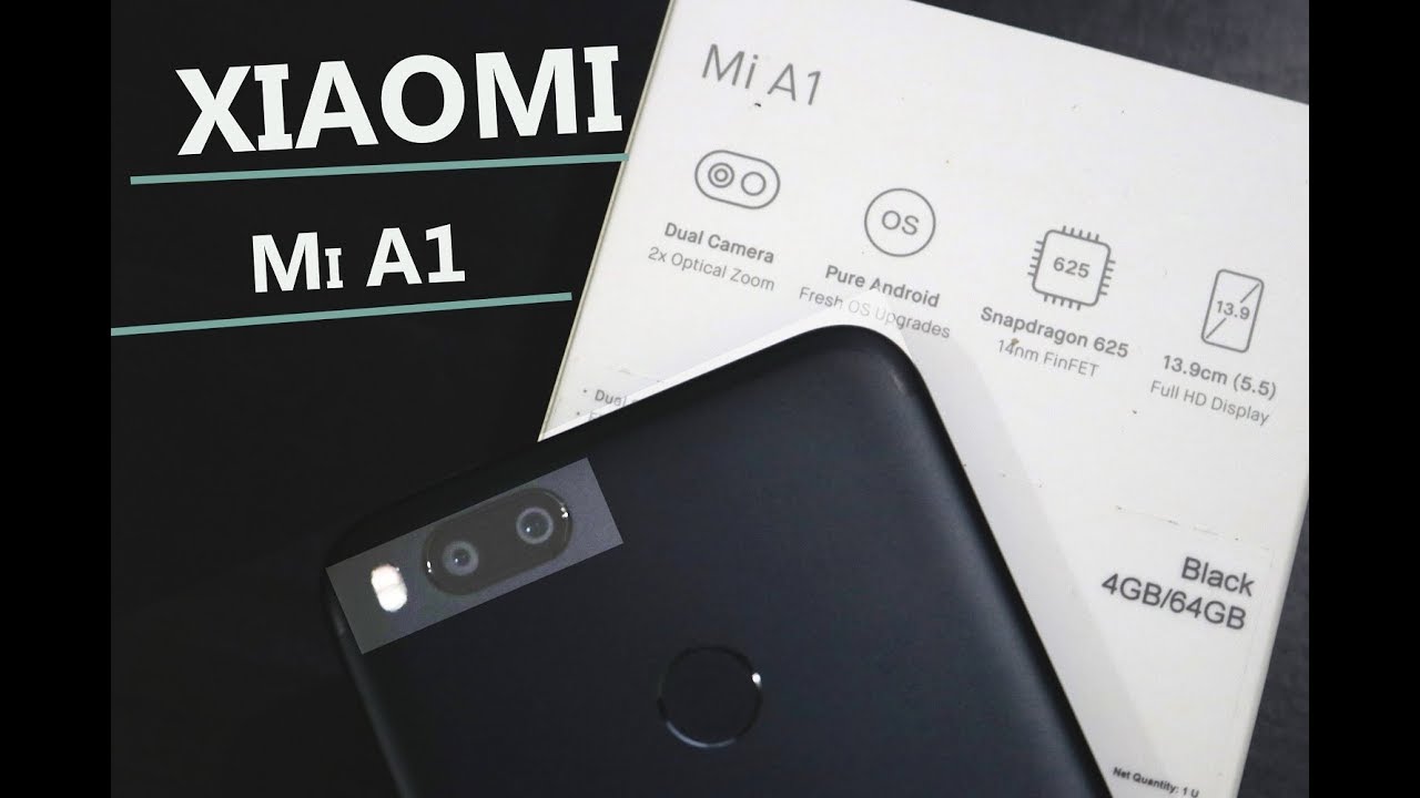 Xiaomi Mi A1 (Black)  | Android One |  Indian Retail Variant Unboxing & Overview