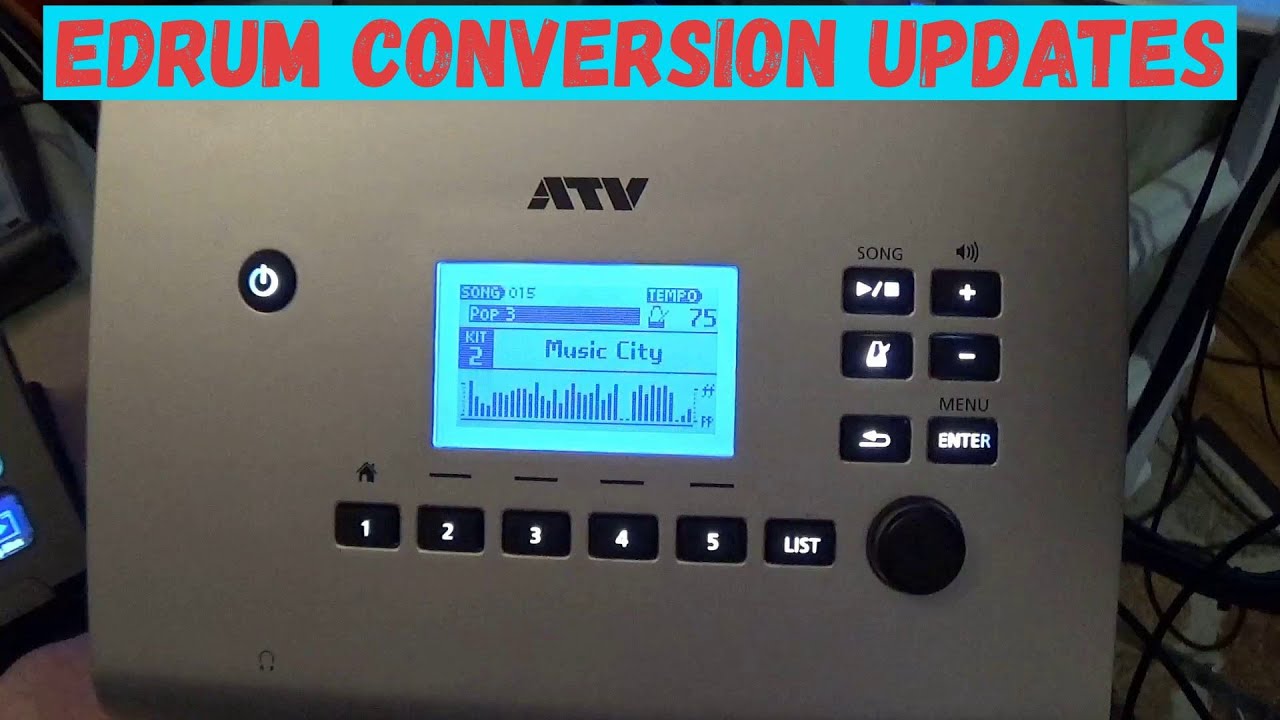 Updates on my A2E Tama Club-JAM flyer New ATV XD3 Module