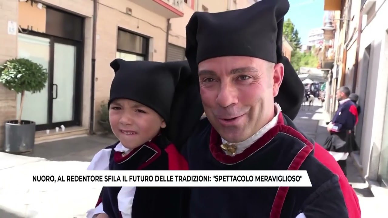 NUORO, AL REDENTORE SFILA IL FUTURO DELLE TRADIZIONI: 