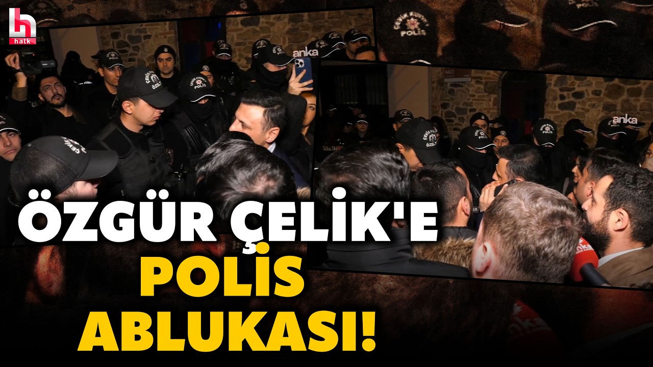Ortaköy'de utanç verici görüntüler: CHP İstanbul İl Başkanı Özgür Çelik, polis ablukasında!