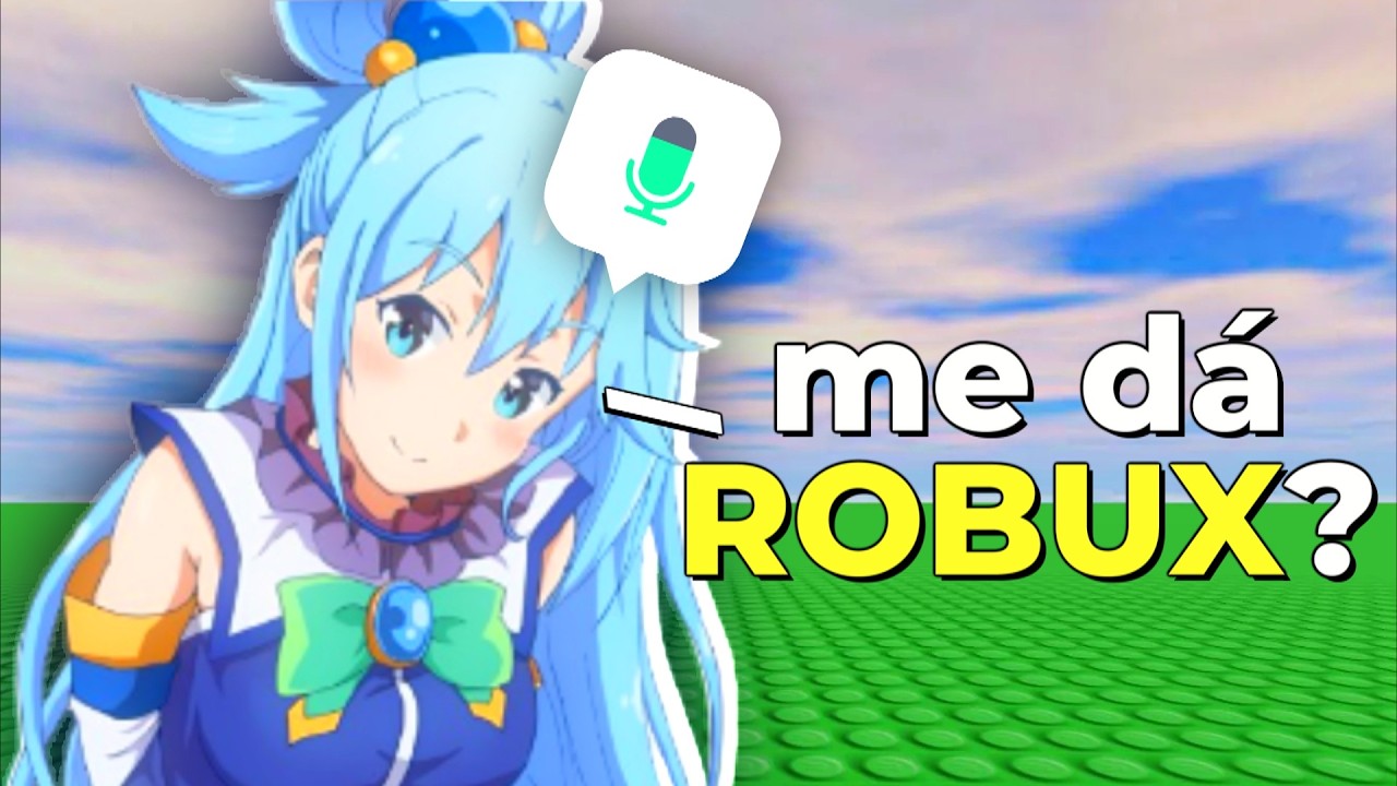Imitei VOZ DE MULHER no ROBLOX (me arrependi)