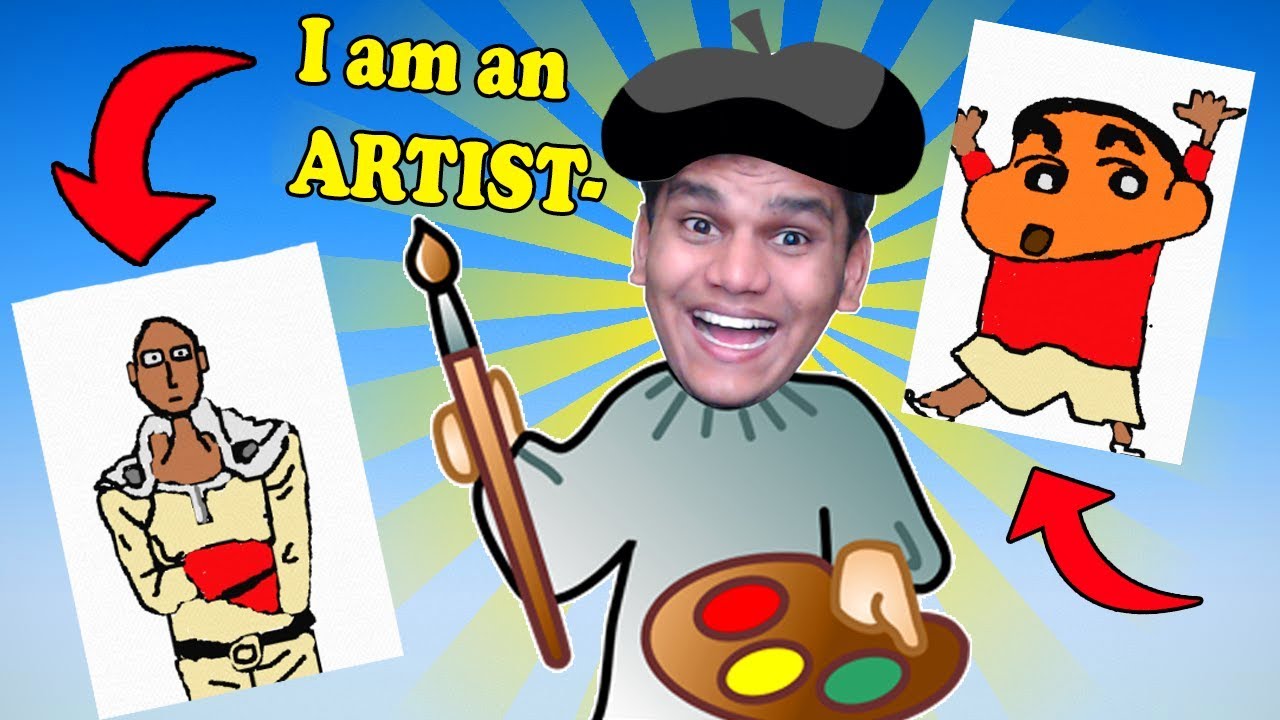 My *NEW* ART Shop - Passpartout #1 Funny Art Game BeastBoyShub