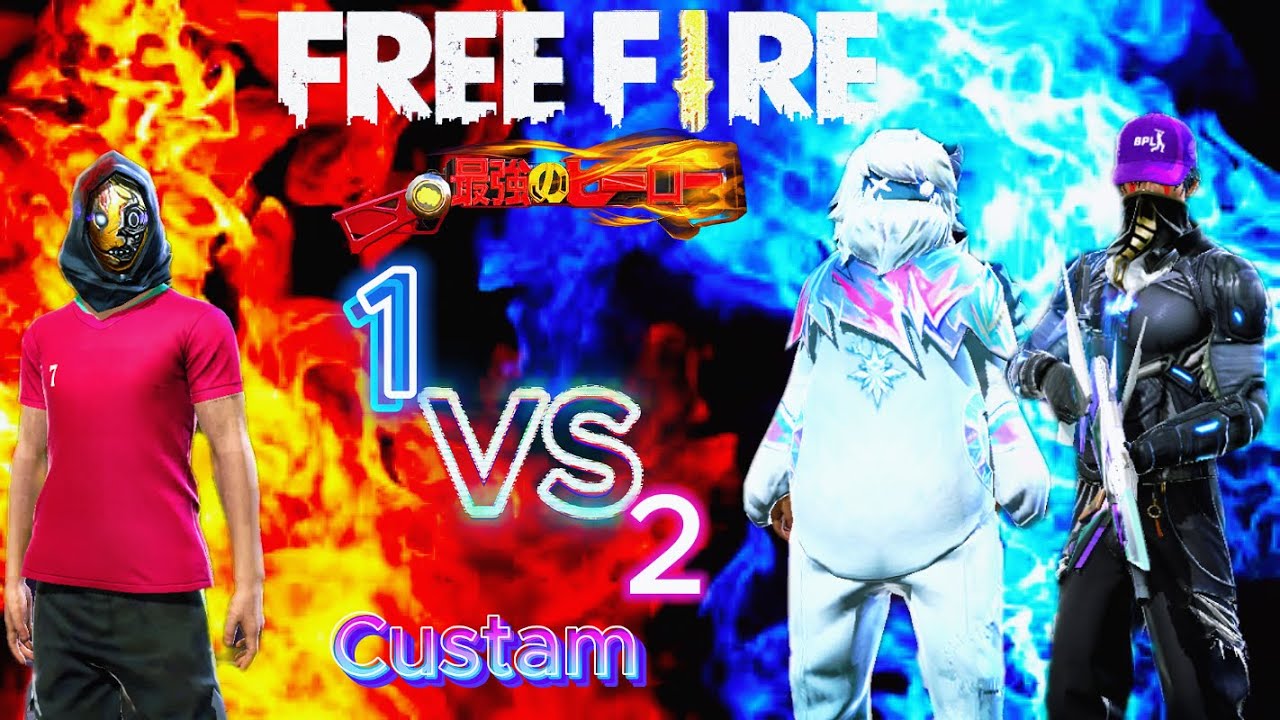 🖥️ 🎮 Solo vs Duo Only Headshot Challenge 😱 Free Fire Custom Battle💀| Free Fire Max