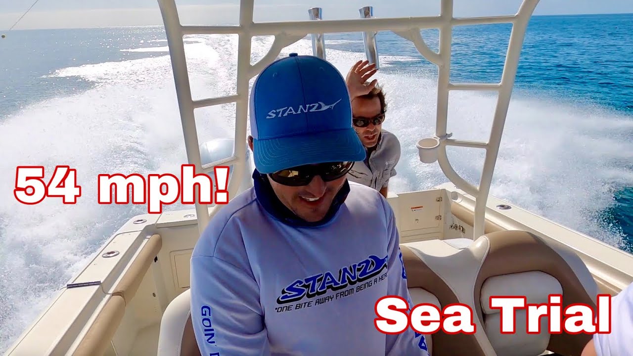 SEA TRIAL and SURVEY on a 34 Hydrasport! SOLD!!