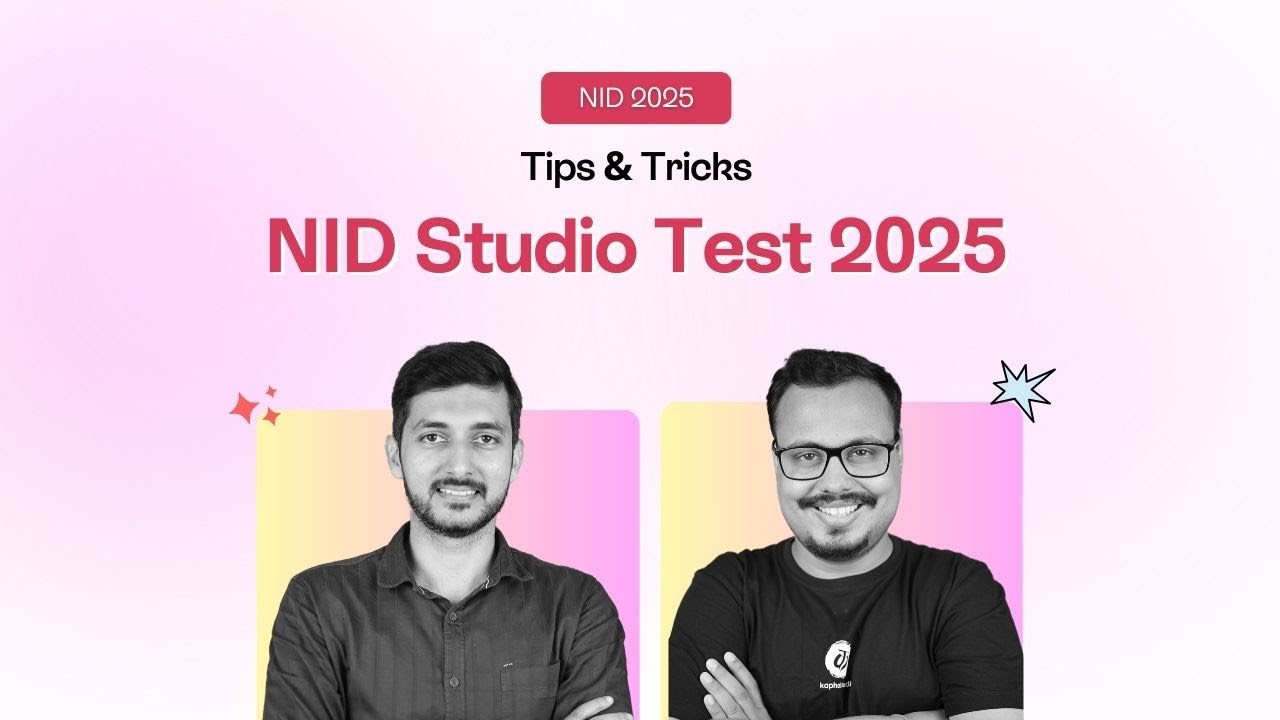 NID Studio Test 2025 | Tips & Tricks