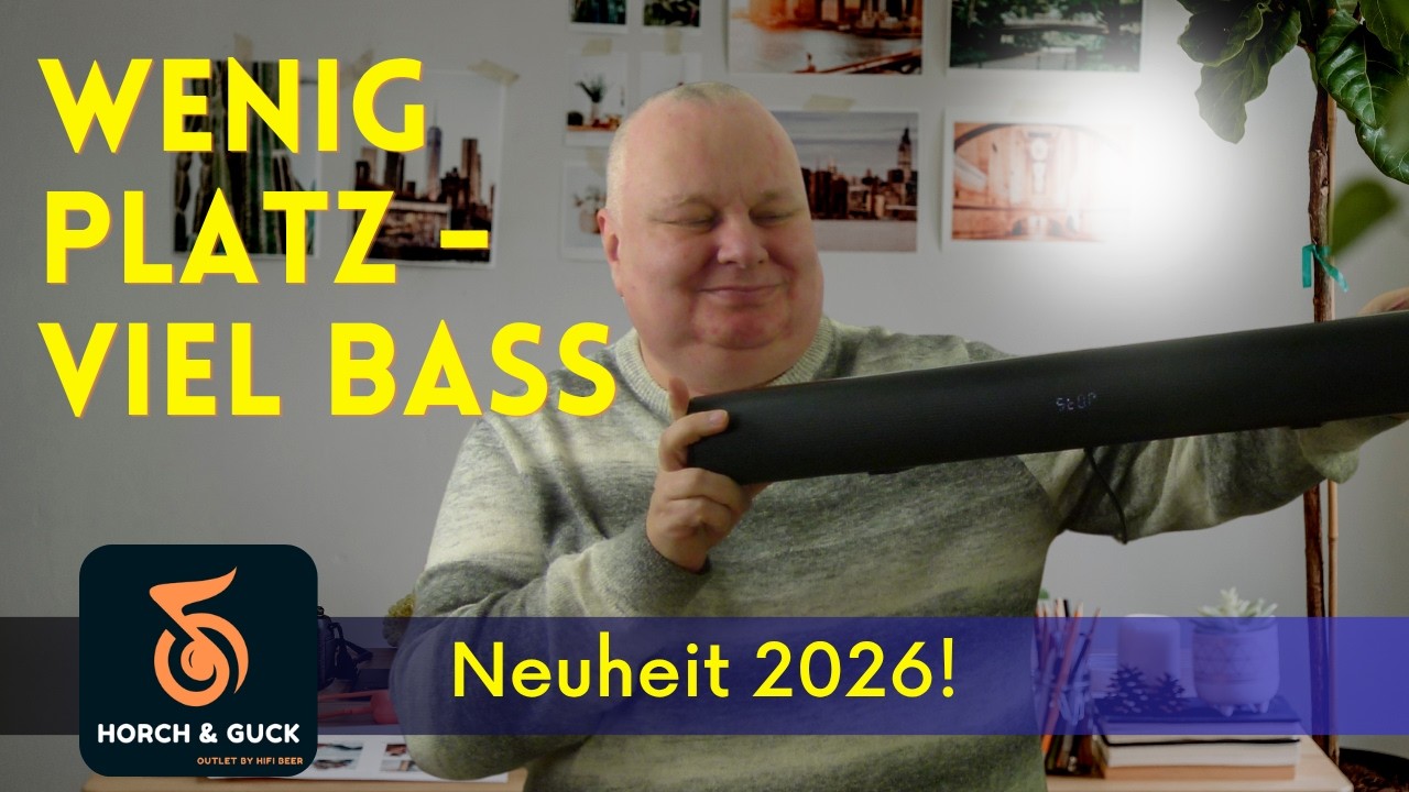 Majority NAGA60 PLUS &ndash; 2.1 Soundbar mit HDMI ARC & Subwoofer | Neuheit 2026 im Test | Horch & Guck