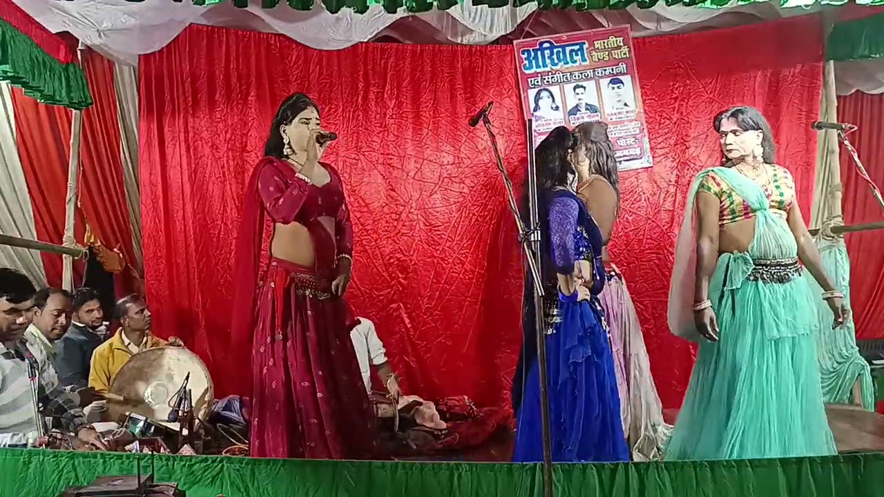 बिदेसिया नौटंकी नाच|| साईं दरजियवय पे मन मोर लागा #अखिलेश डांसर तिरभुवन #सनी डांसर फूलपुर #आजमगढ़