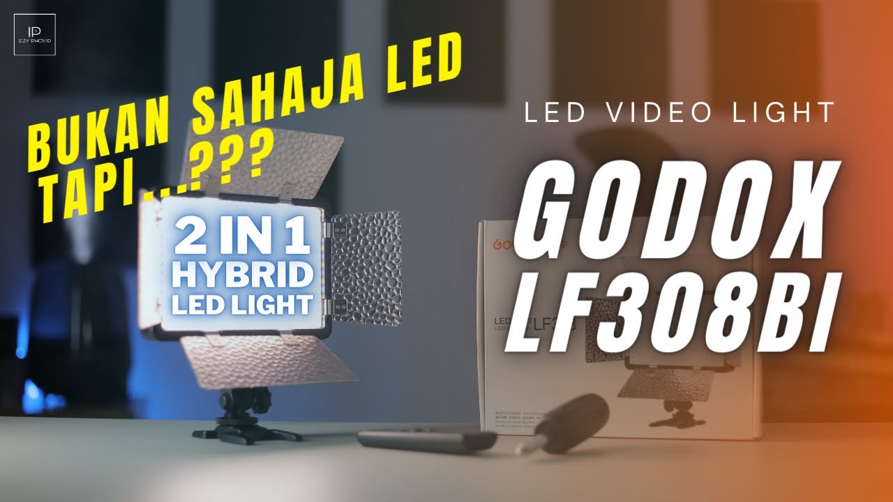 Godox LF308Bi LED Serbaguna 2in1 (LED + Flash) | Unboxing Review |