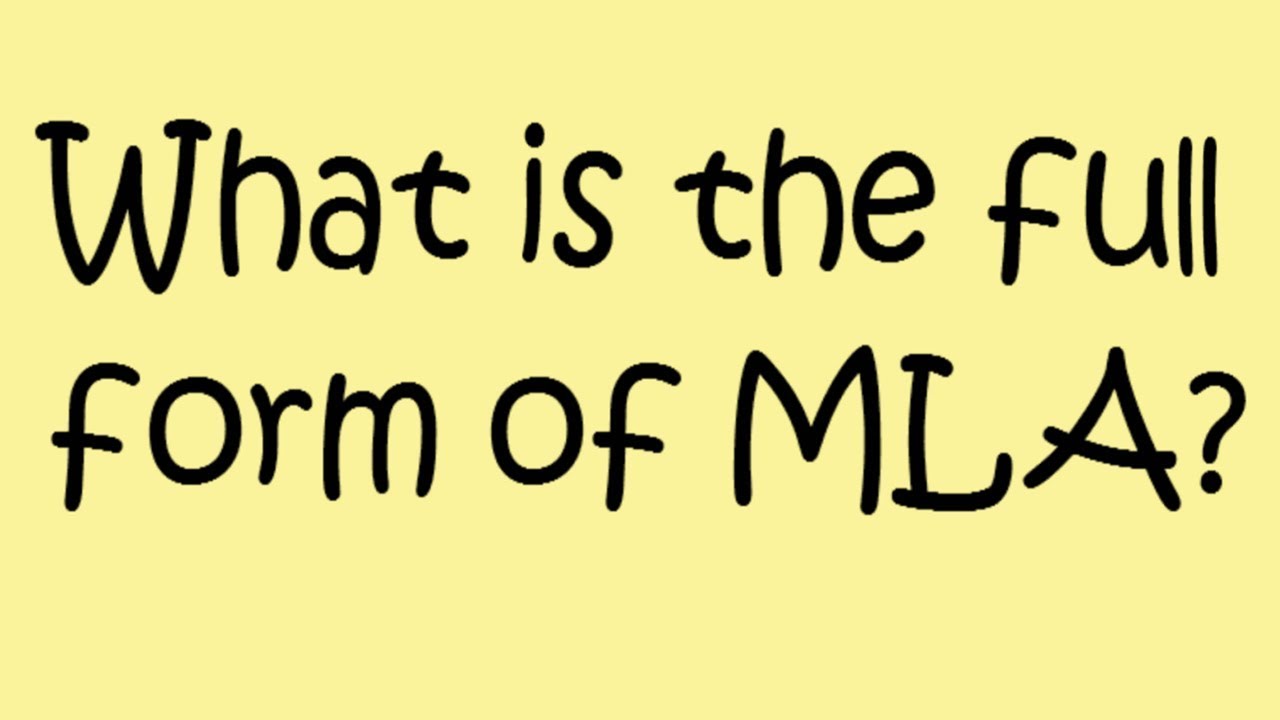 What is the full form of MLA, IAS, IPS, POLICE, RAW, CID, CRPF, MLC?