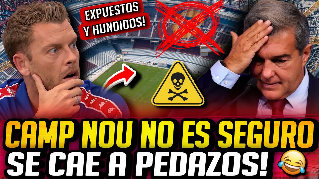 EL CAMP NOU SE CAE A PEDAZOS 😱 ¡Jota Jordi y José Álvarez COLAPSAN!