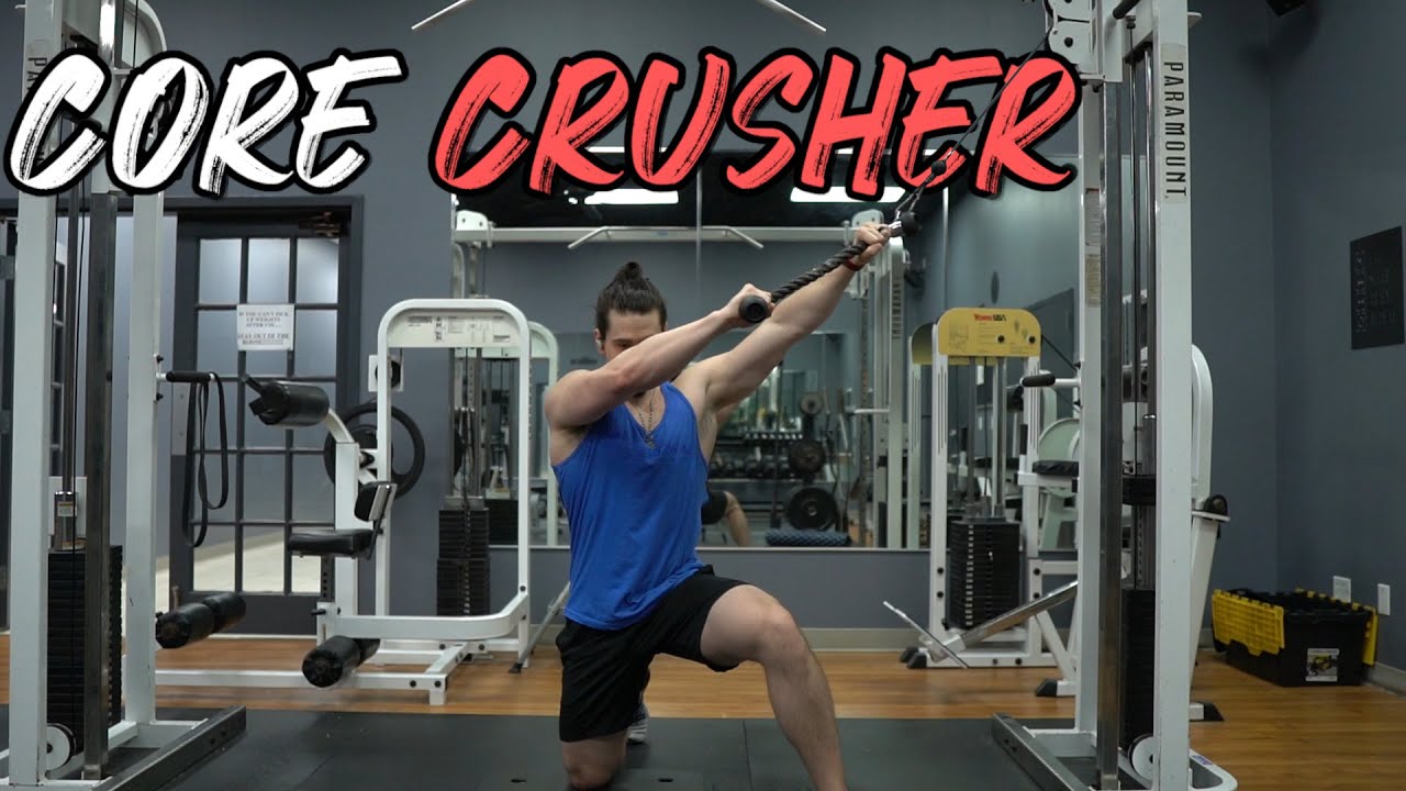 AMAZING Core Exercise - Half-Kneeling Cable Wood Chop