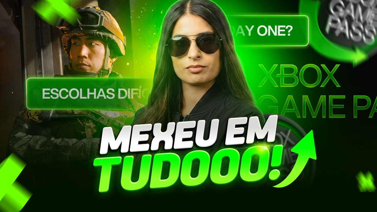 BOMBAAA! SHARMA MUDOU OS PLANOS do XBOX... o NOVO GAME PASS e ACTIVISION SURPREENDE!