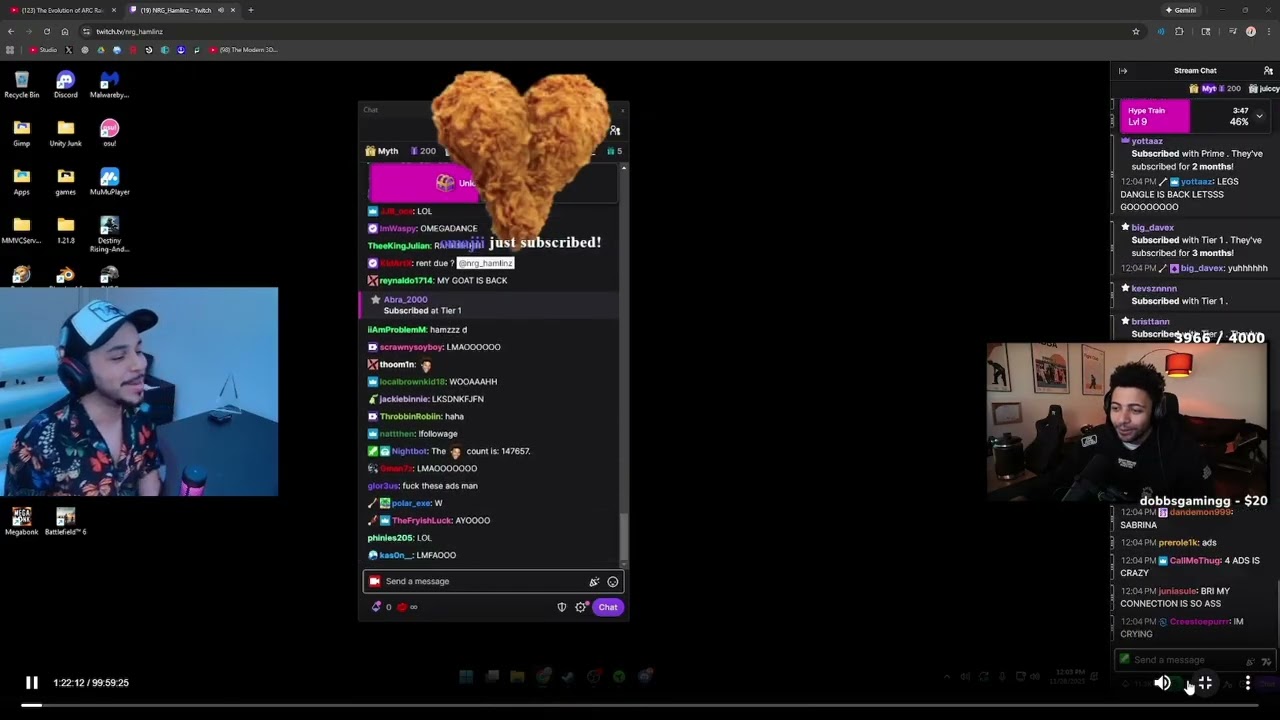 Myth Reacts To Hamlinz Return...
