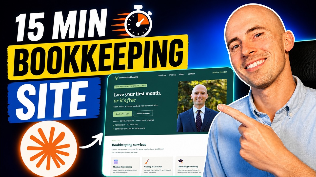 FULL Claude Custom Bookkeeping Website Tutorial 2026 (Step-by-Step)