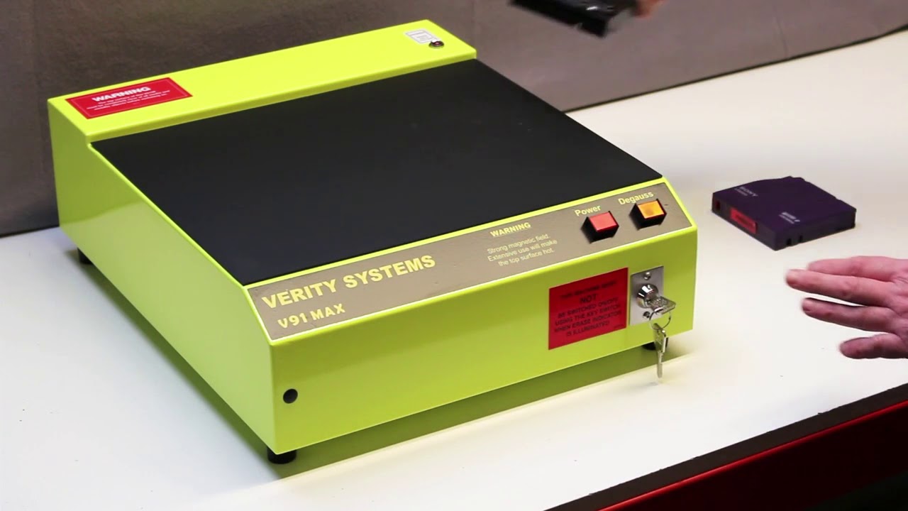 V91 Max Degausser - the most powerful, manual hard drive eraser