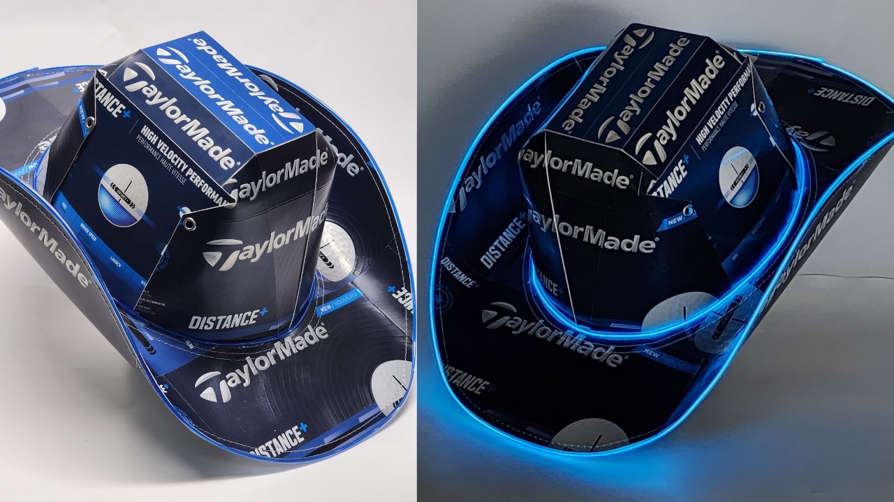 Коробка для мячей для гольфа TaylorMade, ковбойская шляпа