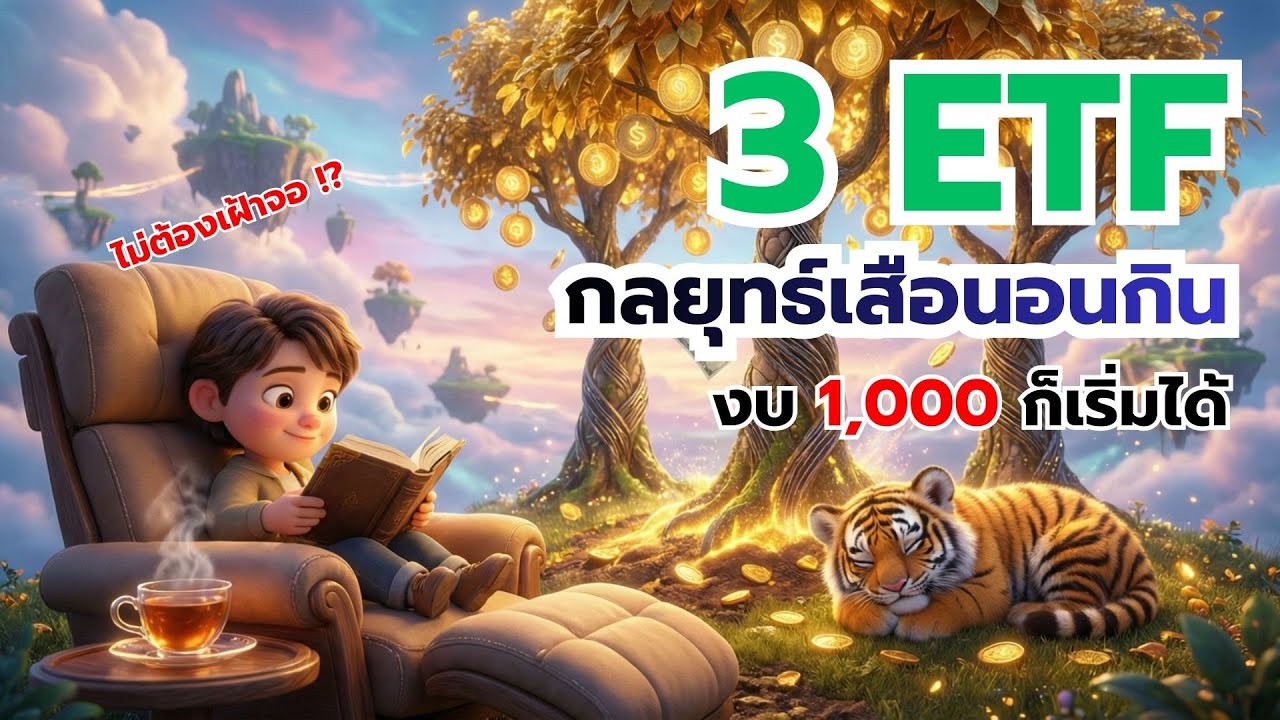 3 แหล่ง 'เสือนอนกิน' ปี 2026: งบ 1,000 บาทก็สร้าง Passive Income ได้ (แบบไม่ต้องเฝ้าจอ)