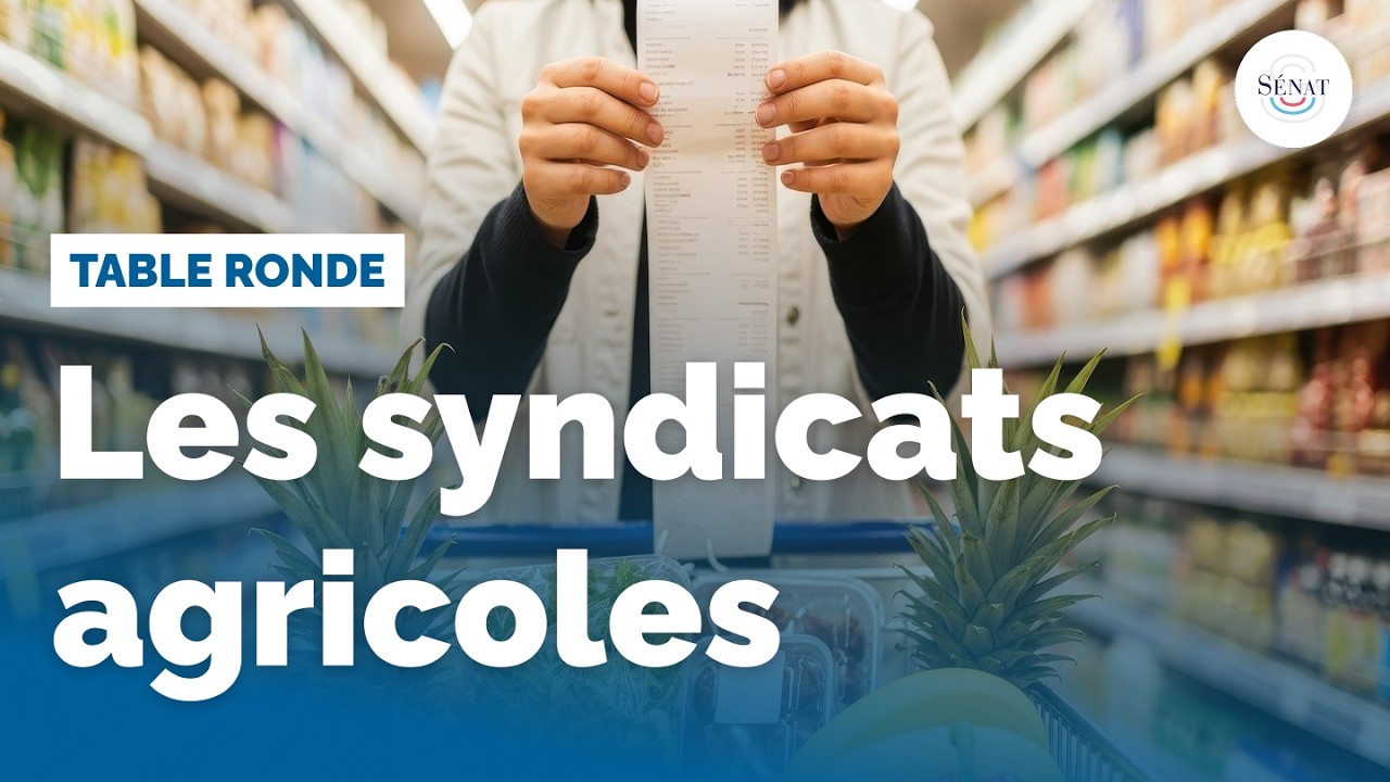 Table ronde avec les syndicats agricoles
