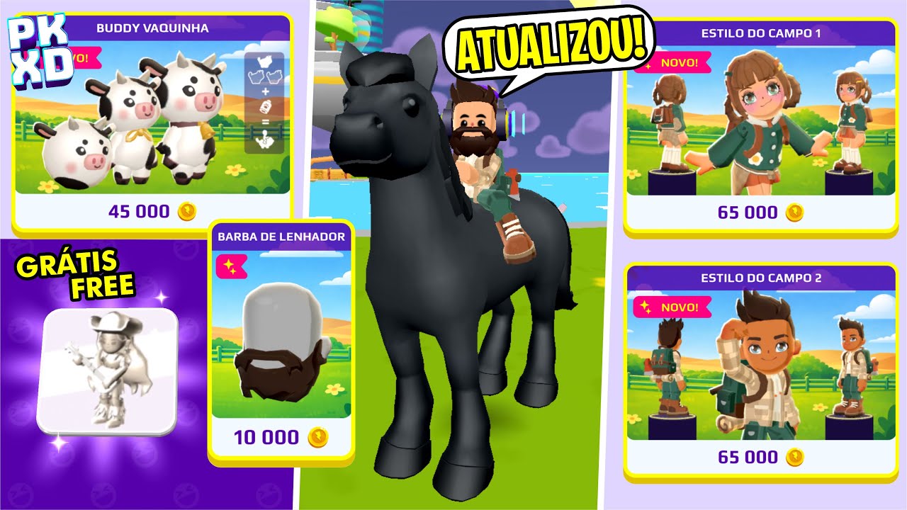 🔵 PK XD ATUALIZOU! FAZENDINHA FARM ITEM GRÁTIS e MUITOS PACOTES por MOEDAS