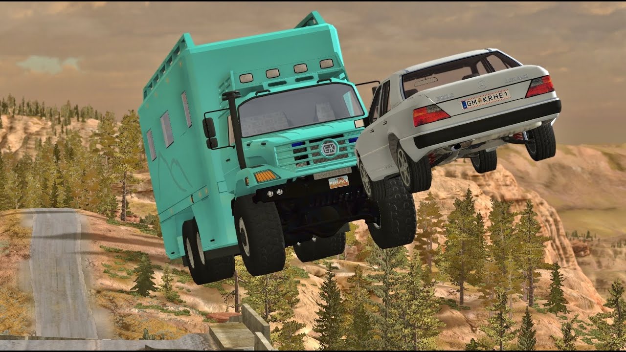 BeamNG Drive INSANE CRASHES #46