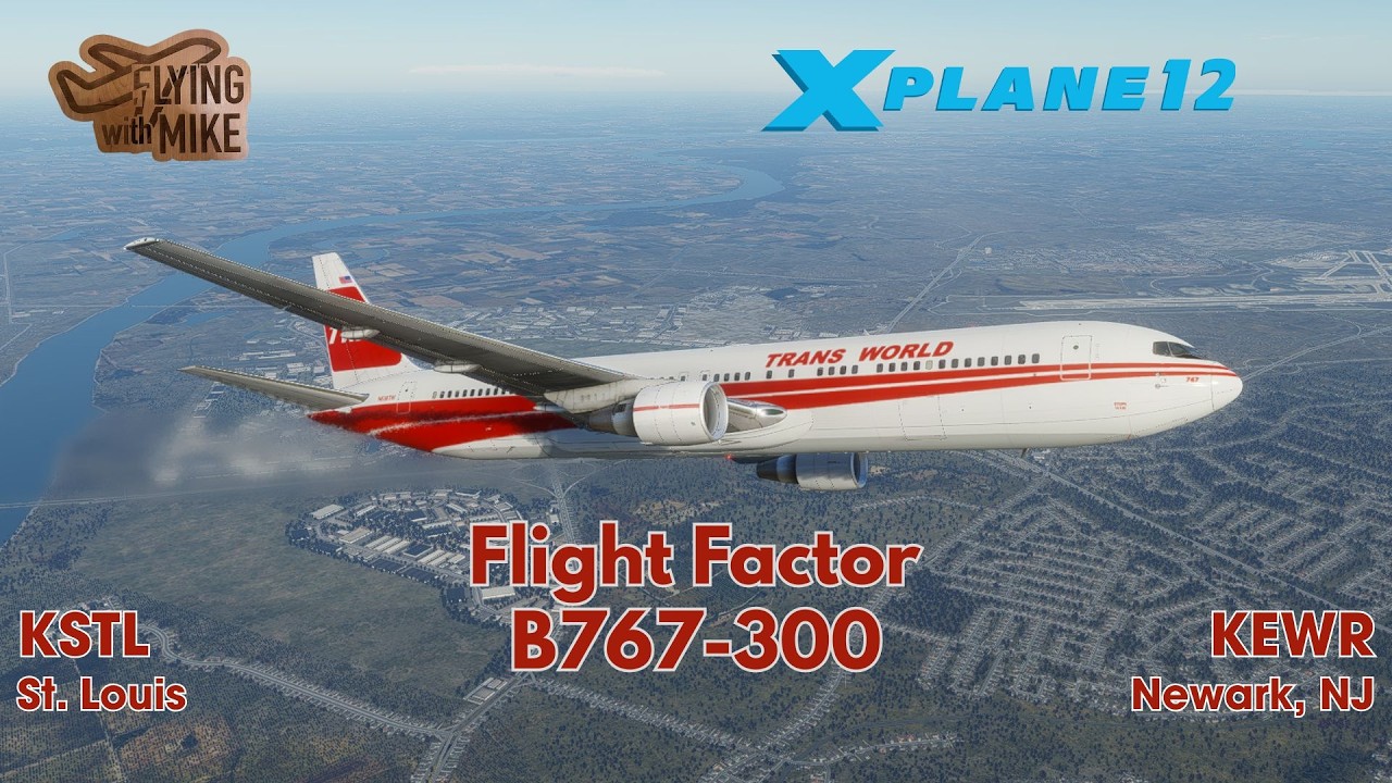 | Flight Factor 767| St. Louis, MO to Newark, NJ|