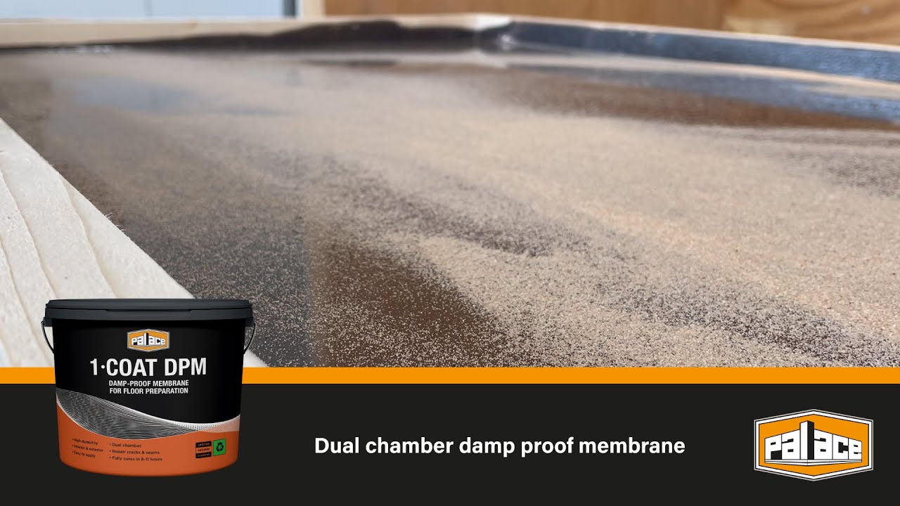 Creating a Damp Proof Membrane has never been easier than using the Palace 1 Coat DPM
