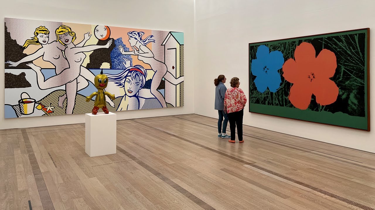 Fondation Beyeler Sammlung Rundgang 2023 mit Koons, Warhol, Lichtenstein, Bacon, Thiebaud (4K, HDR)