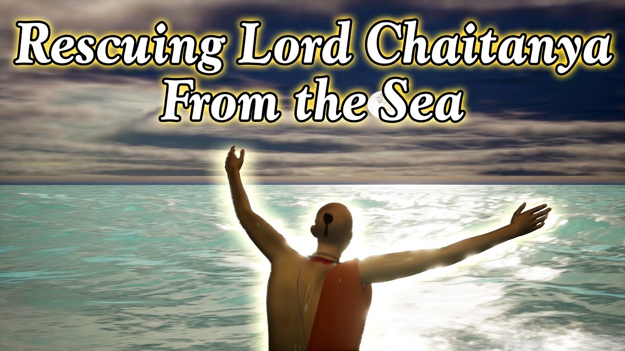 Rescuing Lord Chaitanya from the Sea -- CGI Animation 4K