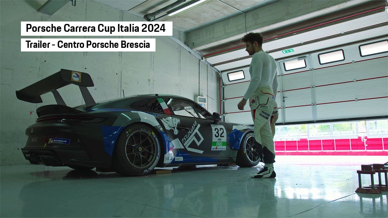 Porsche Carrera Cup Italia 2024 - Il Trailer del Centro Porsche Brescia