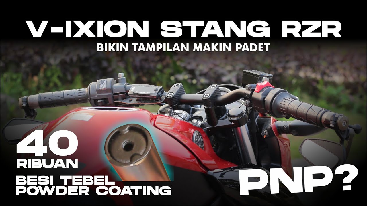 ❗❗ TAMPILAN VIXION MAKIN PADET | TUTORIAL REVIEW PASANG STANG RZR DI VIXION ❗❗