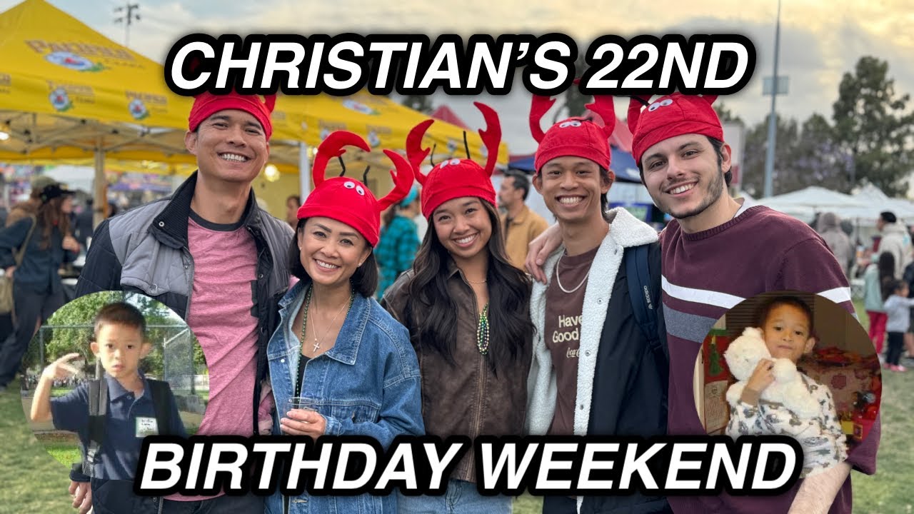CHRISTIAN'S 22ND BIRTHDAY WEEKEND VLOG | The Laeno Family
