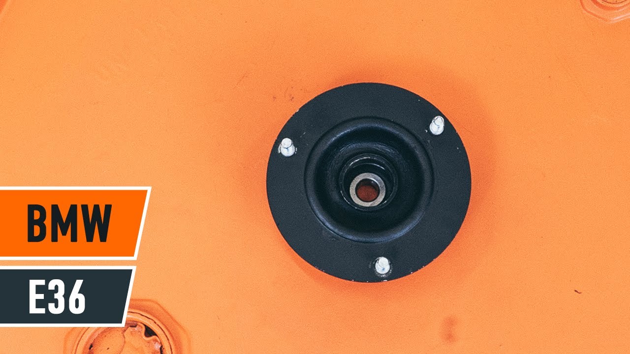 How to change front strut mount on BMW E36 [TUTORIAL AUTODOC]