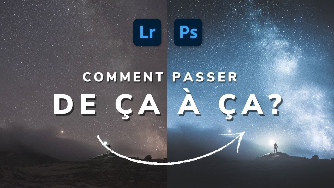 Comment travailler une PHOTO DE NUIT sous LIGHTROOM et PHOTOSHOP