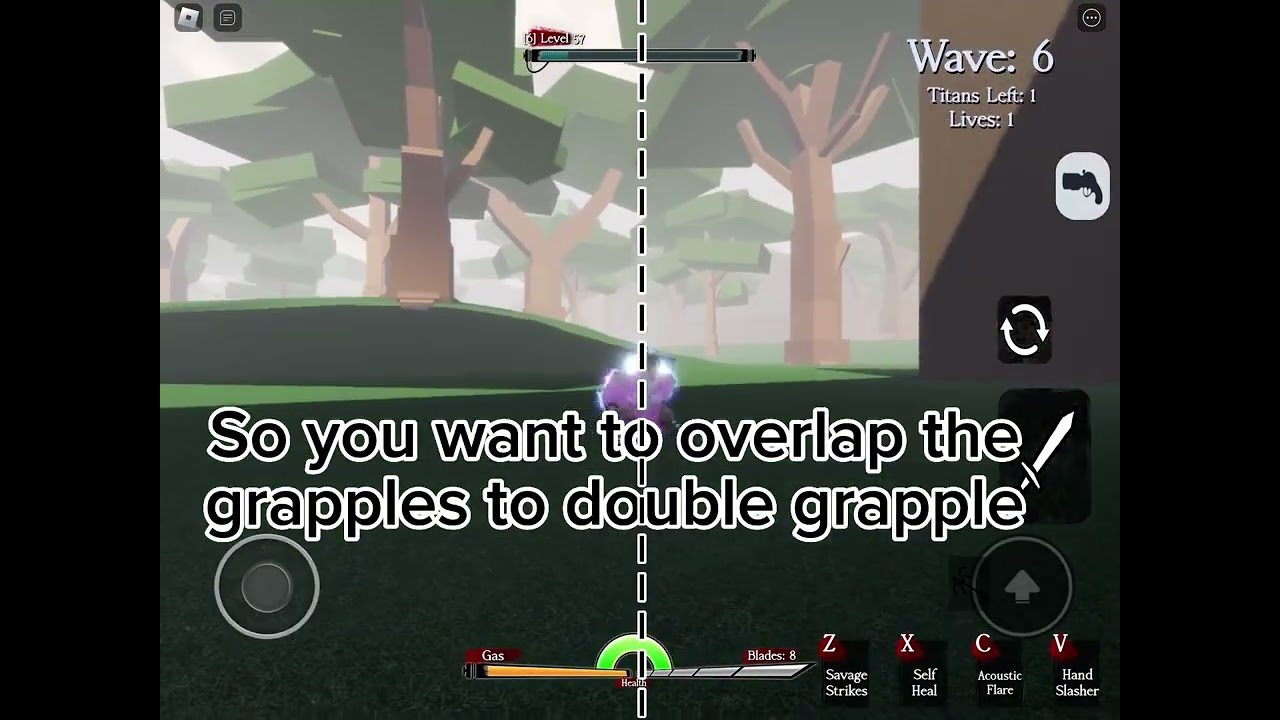 How to double grapple on mobile untitled attack on Titan
