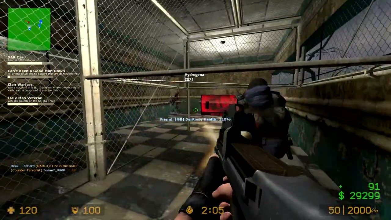 Counter Strike Source Zombie Survival 1080P