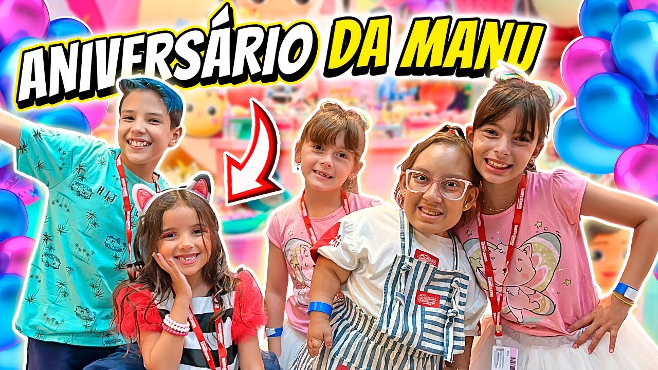 Festa de ANIVERSÁRIO da MANU ft MC DIVERTIDA JESSICA SOUSA HENRIQUE JULINHA | Jéssica Godar e Laur