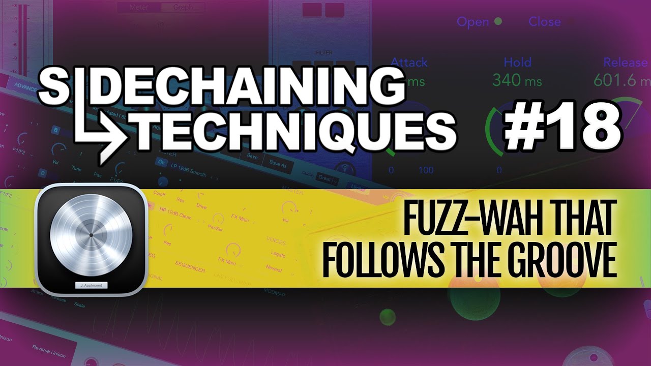 Logic Pro 11 Sidechaining | #18 Fuzz-Wah that Follows the Groove
