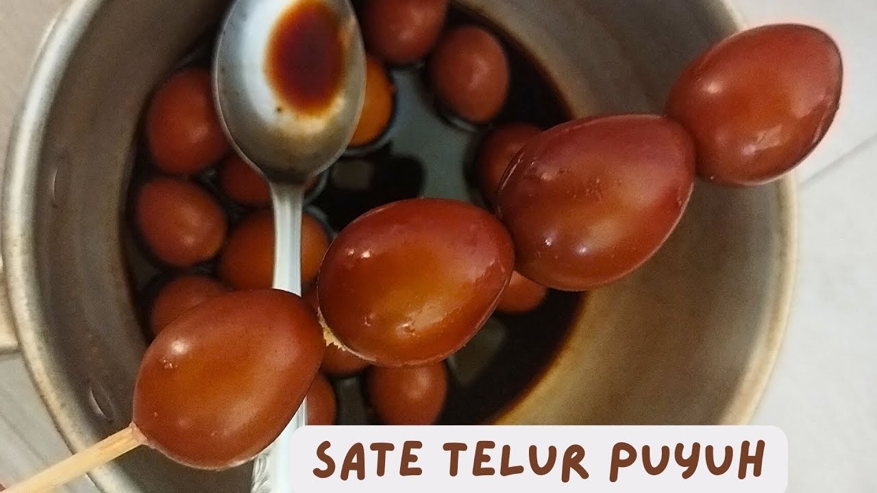 RESEP SATE TELUR PUYUH GURIH MANIS