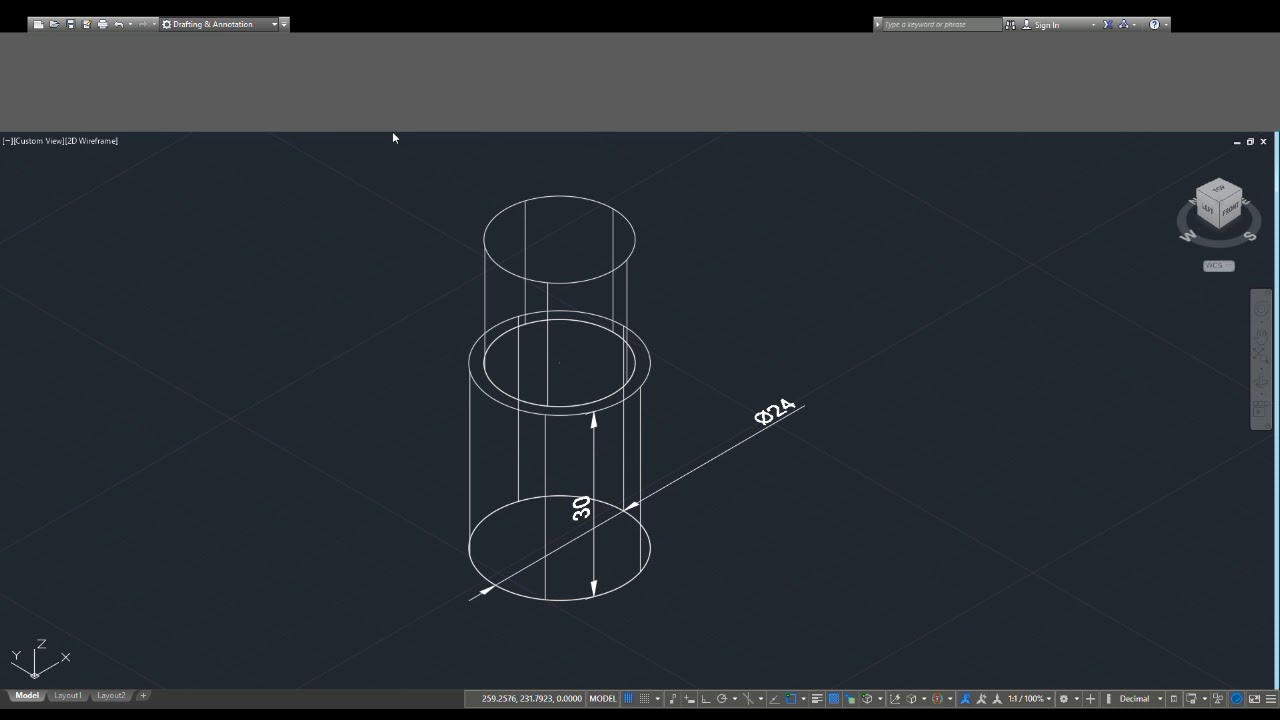 3D LIPSTICK USING AUTOCAD BY JESSICA TAMAYO