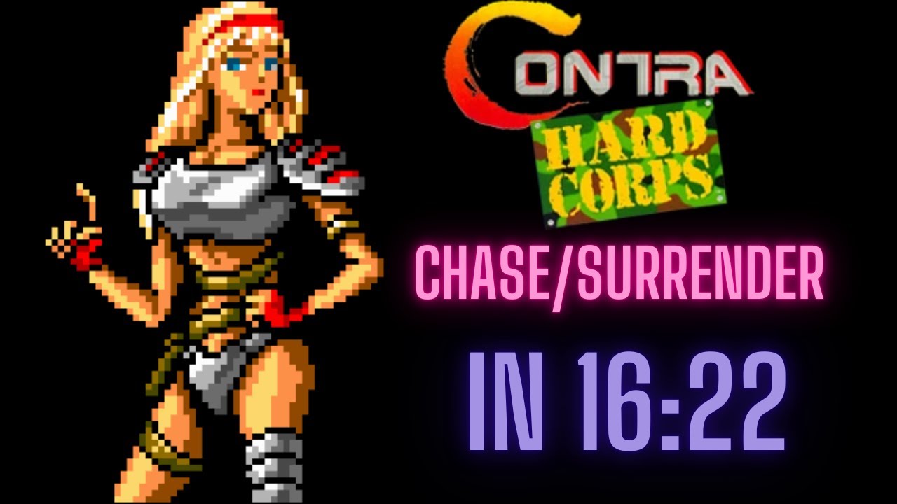 [WORLD RECORD] Contra Hard Corps [Mega Drive] [Speedrun] - Sheena Chase/Surrender in 16:22