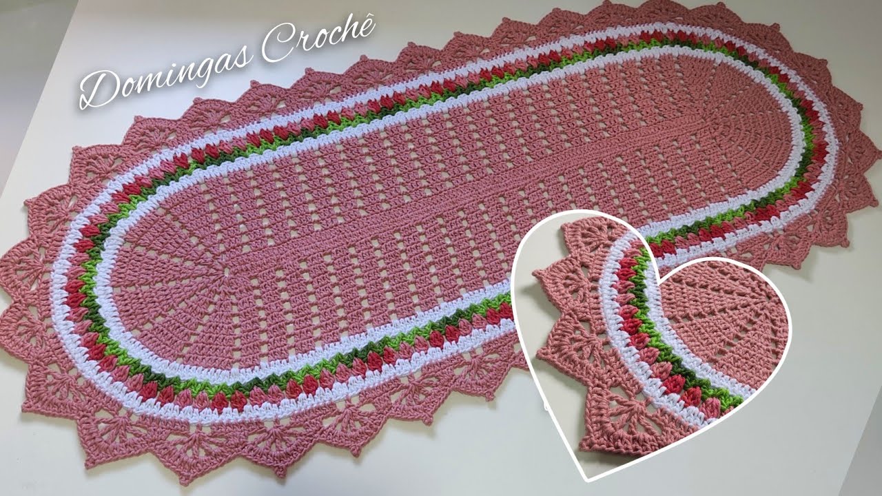 PASSADEIRA OVAL DE CROCH&Ecirc; ELAINE / R&aacute;pido F&aacute;cil e Econ&ocirc;mico 💰💰