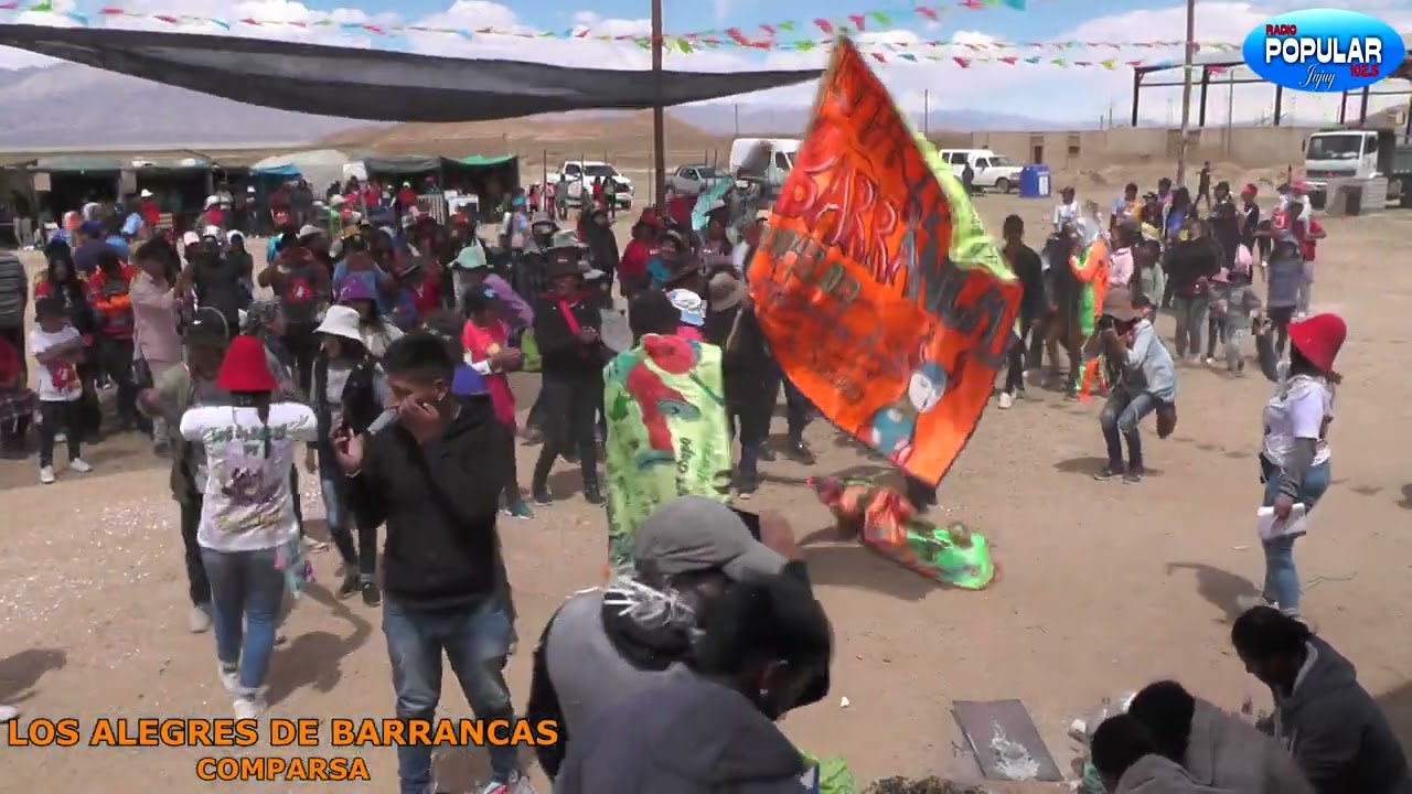 LA COMPARSA LOS ALEGRES DE BARRANCAS PRESENTACION 1 ENCUETRO DE COMPARSAS ANDINAS