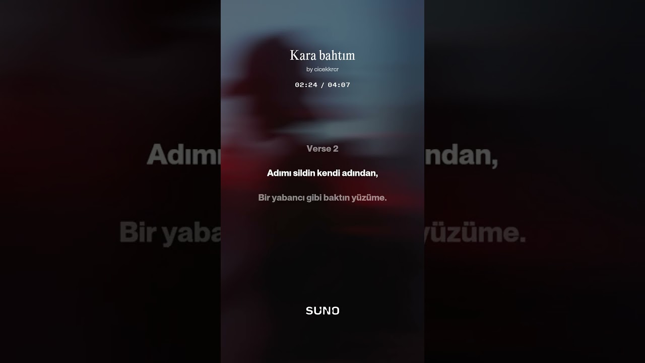 Kara bahtım cover