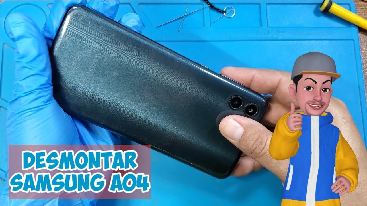 Como Desmontar o Abrir Un Samsung A04 o A04e Como Cambiar Centro De Carga
